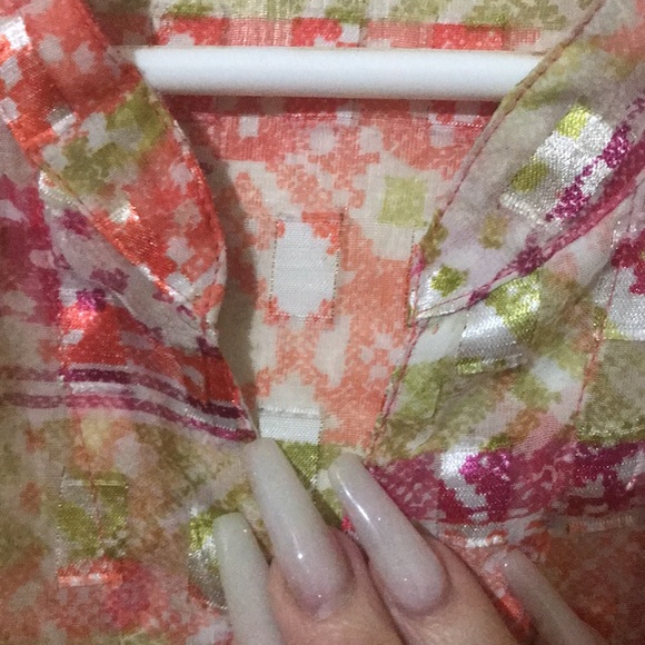 Sheer Ruby Rd blouse - Picture 5 of 9